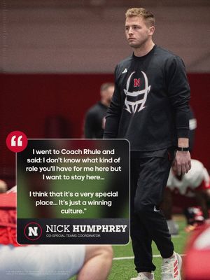 Image post by @huskerfootball on Instagram