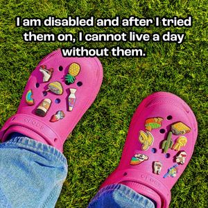 Text post by @Crocs on Twitter/X