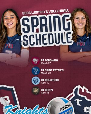 Image post by @FDUKnightsWVB on Twitter
