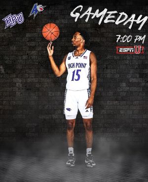 Image post by @HPUMensBasketball on Facebook