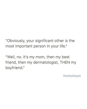 Image post by @overheardnewyork on Instagram