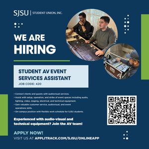 Image post by @studentunionsjsu on Instagram