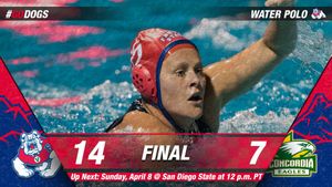 Image post by @FresnoStateWP on Twitter