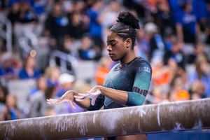 Image post by @MSU_Gymnastics on Twitter