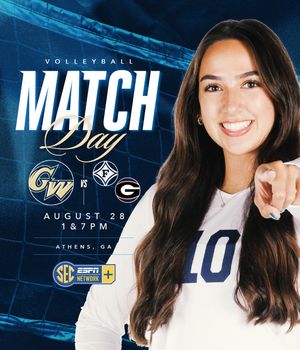 Image post by @gw_volleyball on Instagram