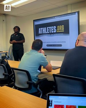 Text post by @AthletesOrg on Twitter/X
