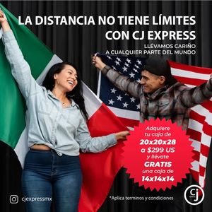 Image post by @cjexpress.paqueteria on Facebook