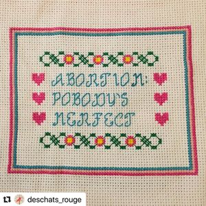 Image post by @shoutyourabortion on Instagram