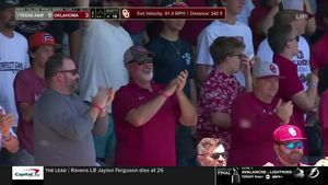 Image post by @OklahomaBaseball on Facebook