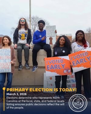 Image post by @uncg.sga on Instagram