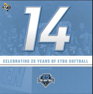 Image post by @etbu_softball on Instagram
