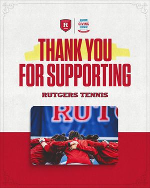 Image post by @rutgerstennis on Instagram