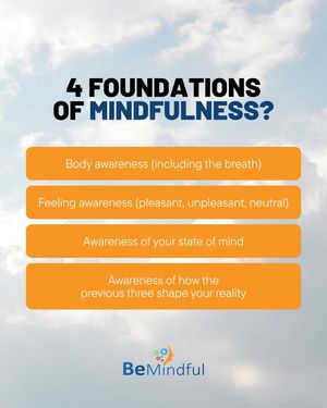 Image post by @Bemindful.us.org on Facebook