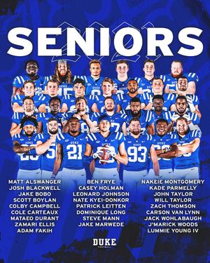 Image post by @DukeFOOTBALL on Twitter