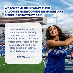 Image post by @memphisalumni on Instagram