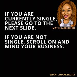 Image post by @matchmakerdidi on Instagram