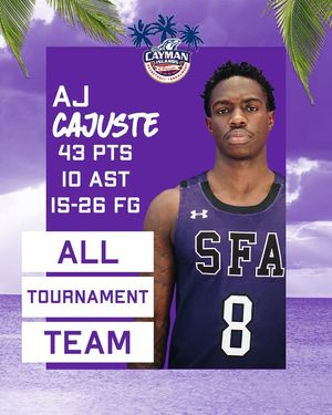 Image post by @SFABasketball on Facebook