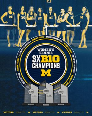 Image post by @umichwtennis on Instagram