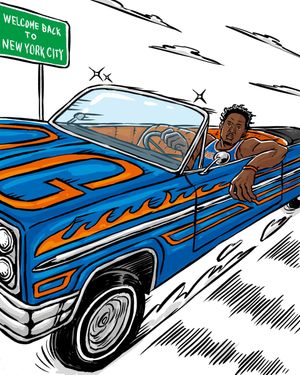 Image post by @nyknicks on Twitter