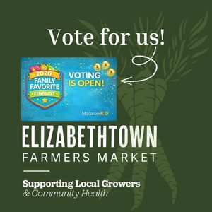 Image post by @Elizabethtown Farmer's Market on Facebook