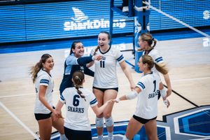 Image post by @nsu_vball on Instagram