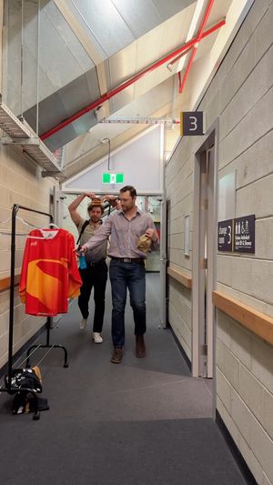 Video post by @canberrabrave on Facebook