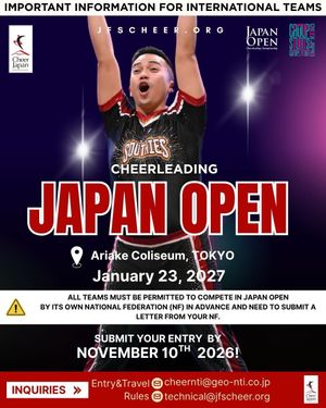 Image post by @cheer_japan on Instagram