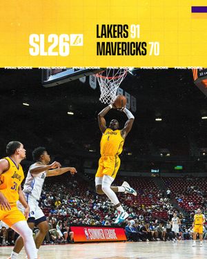 Image post by @Lakers on Twitter/X