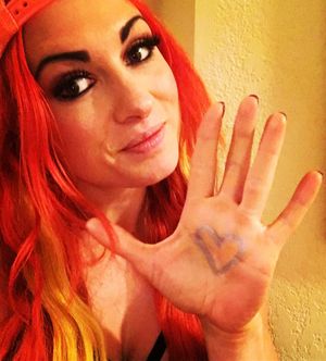 Image post by @beckylynchwwe on Instagram