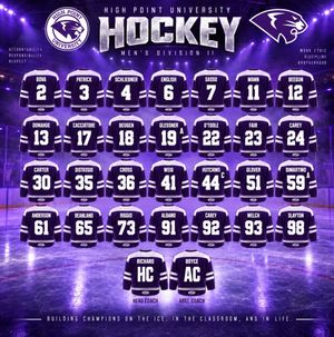 Image post by @highpointud2hockey on Instagram