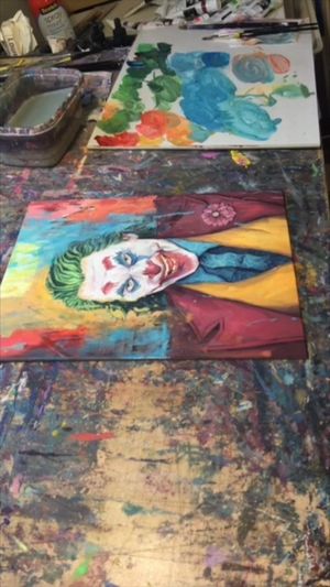 Video post by @RichPellegrinoArt on Facebook