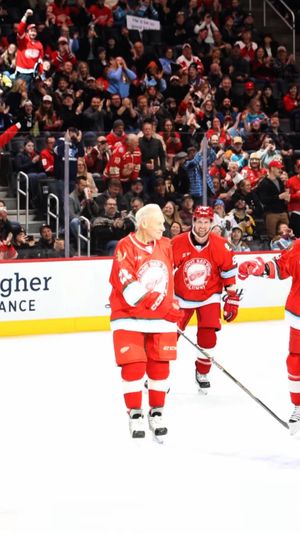 Video post by @Detroit Red Wings Alumni Association on Facebook