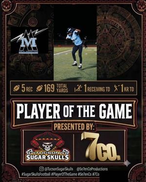 Image post by @sugarskullsfootball on Instagram