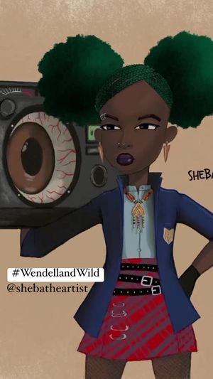 Video post by @ShebaTheArtist on Facebook