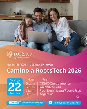 Image post by @familysearchesp on Instagram