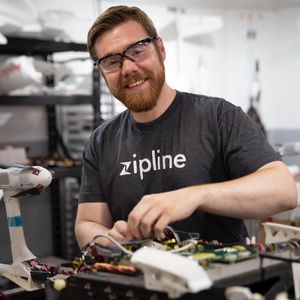 Image post by @zipline on Instagram