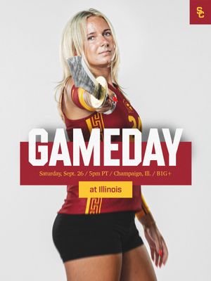 Image post by @uscwomensvolley on Instagram