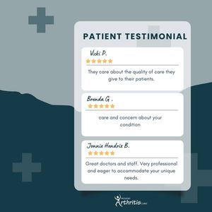 Image post by @PiedmontArthritisClinic on Facebook