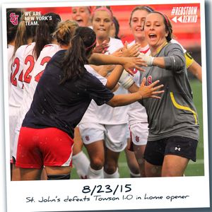 Image post by @StJohnsRedStorm on Twitter