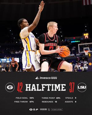 Image post by @ugabasketball on Instagram