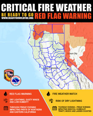 Image post by @calfire on Instagram