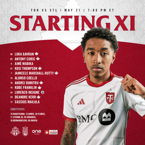 Image post by @TorontoFC on Twitter