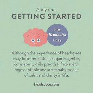 Image post by @headspace on Instagram