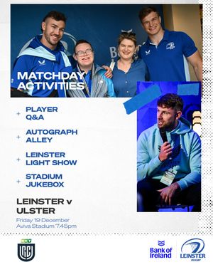 Image post by @leinsterrugby on Instagram