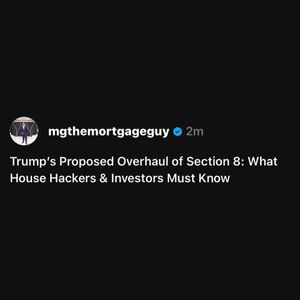 Image post by @mgthemortgageguy on Instagram