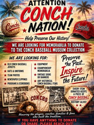 Image post by @keywestconchbaseball on Instagram