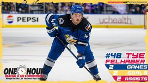 Image post by @ColoradoEagles on Twitter