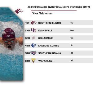Image post by @SIUSwimDive on Facebook