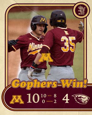 Image post by @GopherBaseball on Twitter