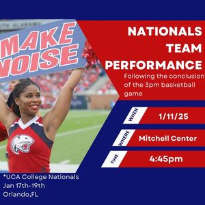 Image post by @southalabama.cheerleading on Facebook